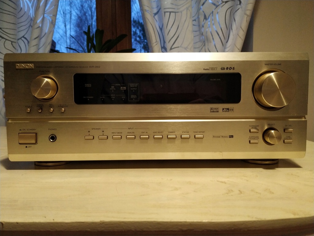 Amplituner kina domowego Denon AVR 2802 uszkodzony