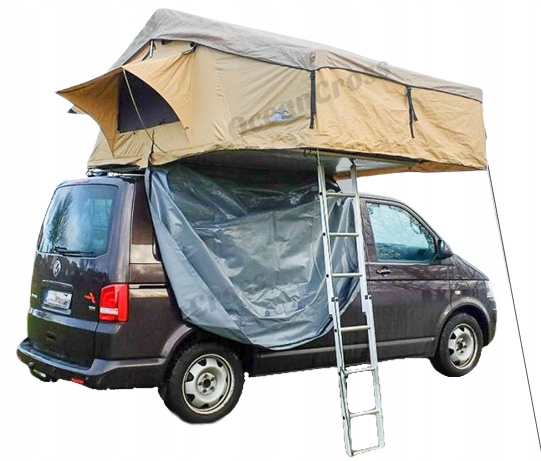 Przestronny 3/4 osobowy namiot dachowy na samochód