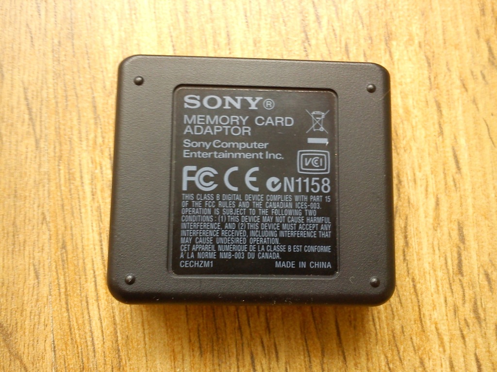 SONY Memory Card Adapter Playstation 3 PS3 / PS2 9589517787