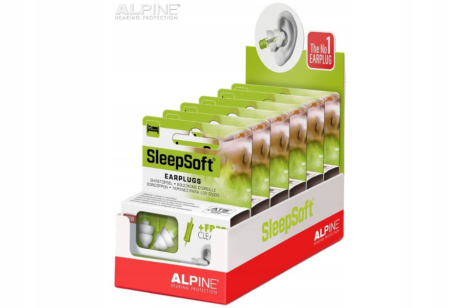 Купить Пробки для сна ALPINE SLEEPSOFT + повязка на голову с чистящим средством: отзывы, фото, характеристики в интерне-магазине Aredi.ru