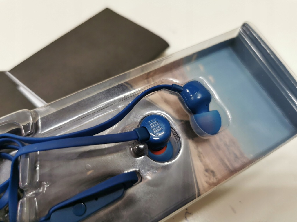 Słuchawki dokanałowe JBL Tune 110 niebieskie (HB)