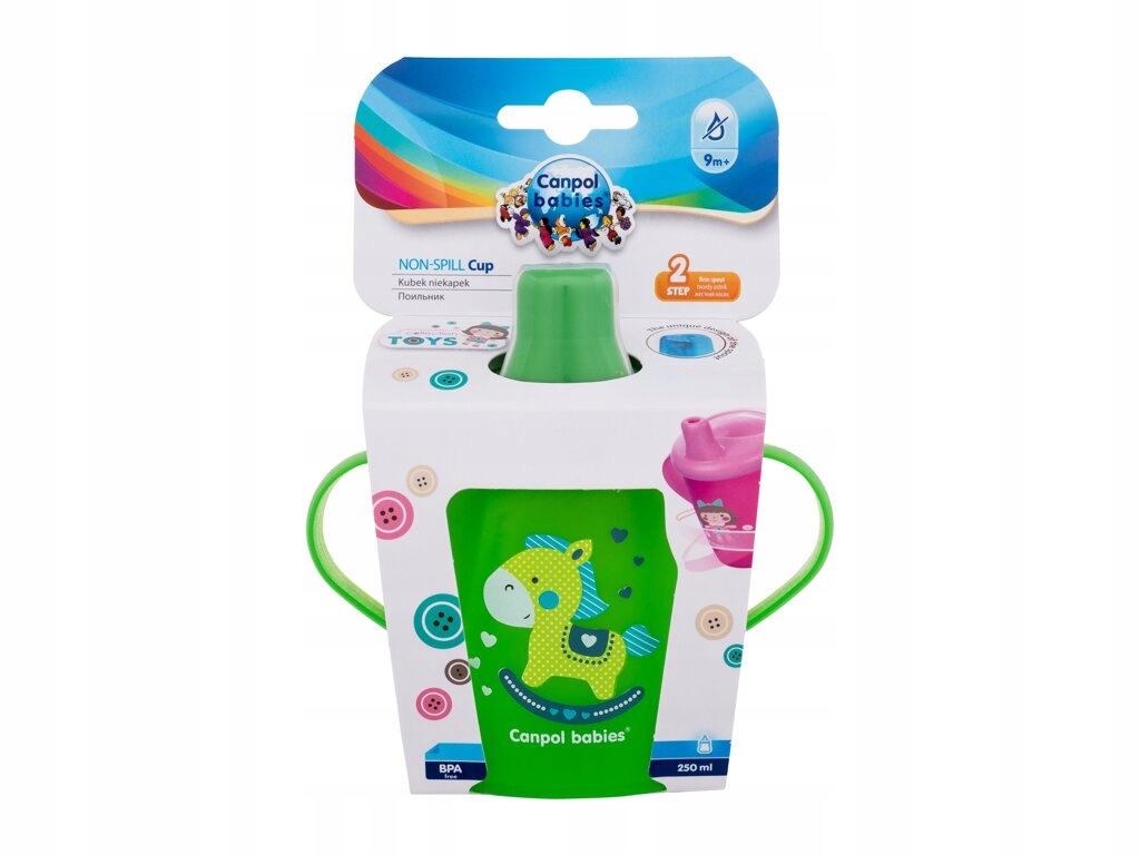 Canpol babies Toys kubek Green 9m+ 250ml (K) P2