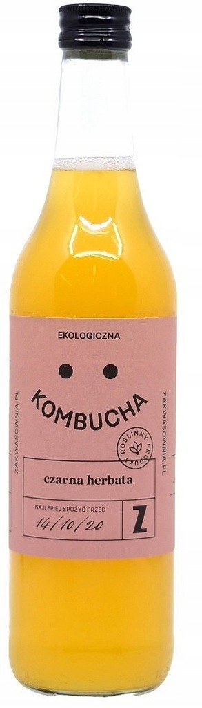 KOMBUCHA Z CZARNEJ HERBATY BIO 500 ml