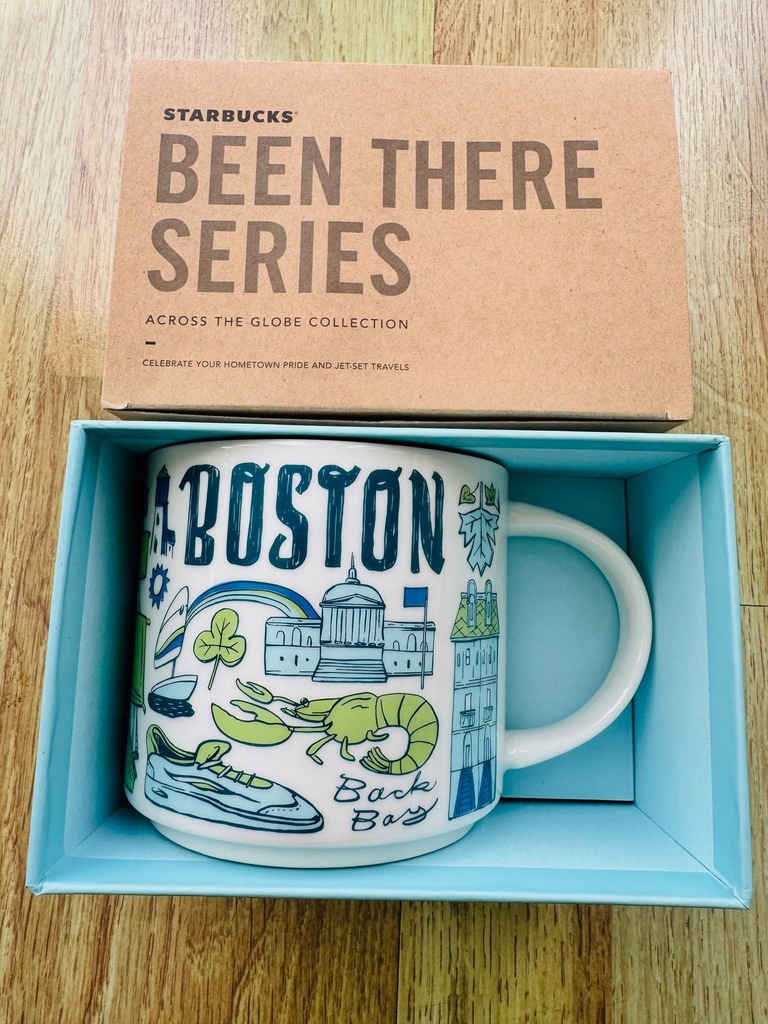 STARBUCKS kubek ceramiczny Been There: BOSTON MA 414ml NOWY