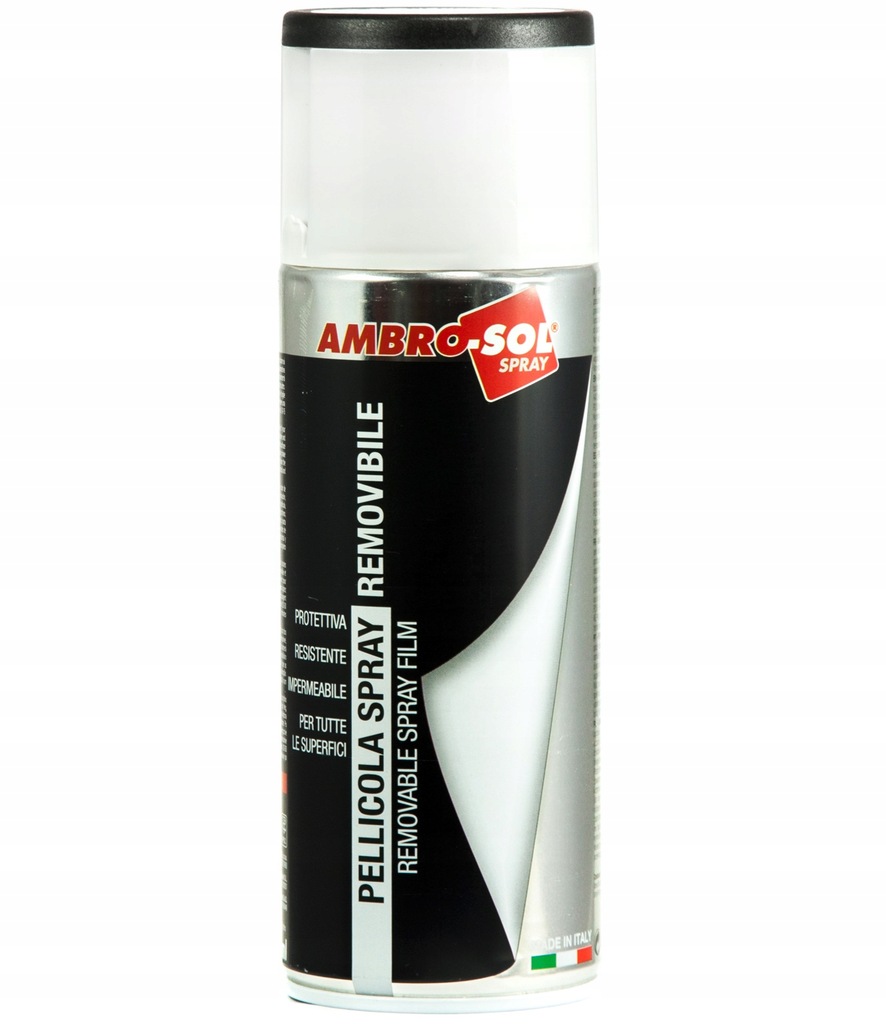 Sprayplast, folia ściągalna AMBRO 400ml czarny mat