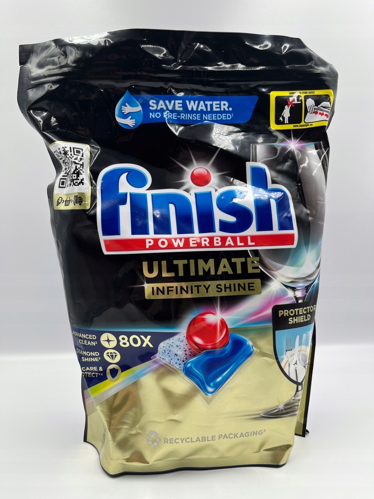 Finish Ultimate Infinity Shine Tabletki do zmywarki 80szt