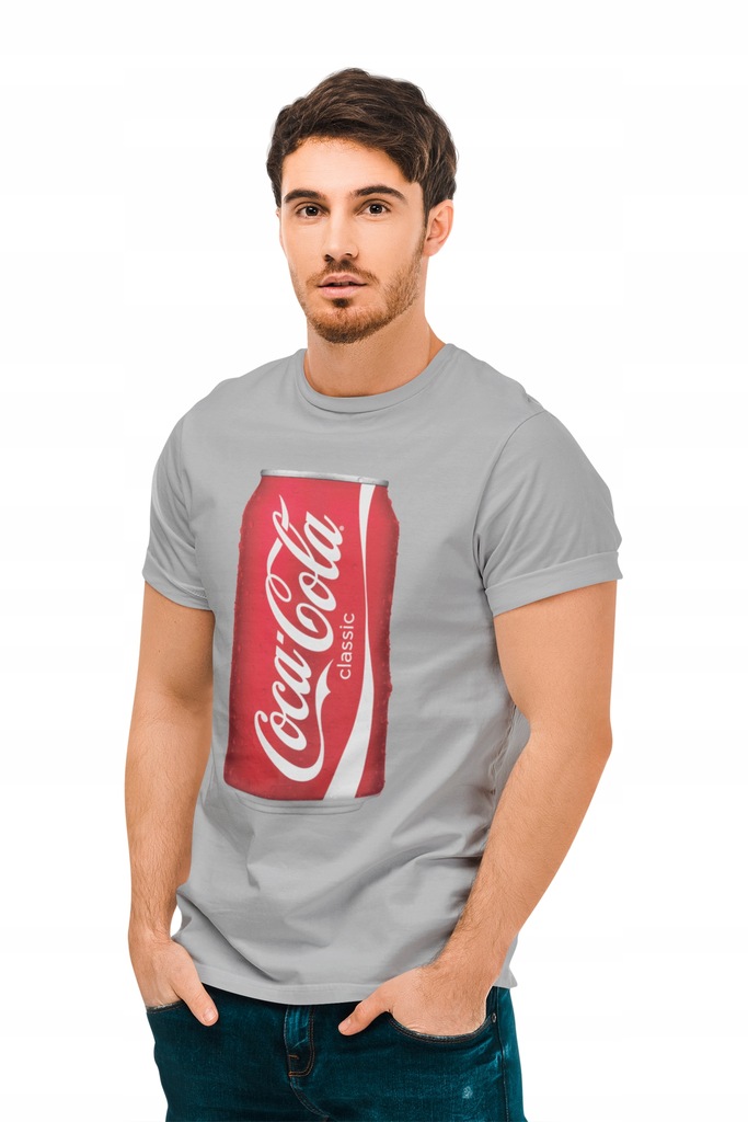Koszulka T-shirt Męski COCA COLA - M