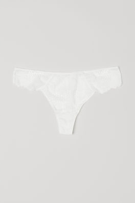 H&M Koronkowe figi thong rozm. 36 S