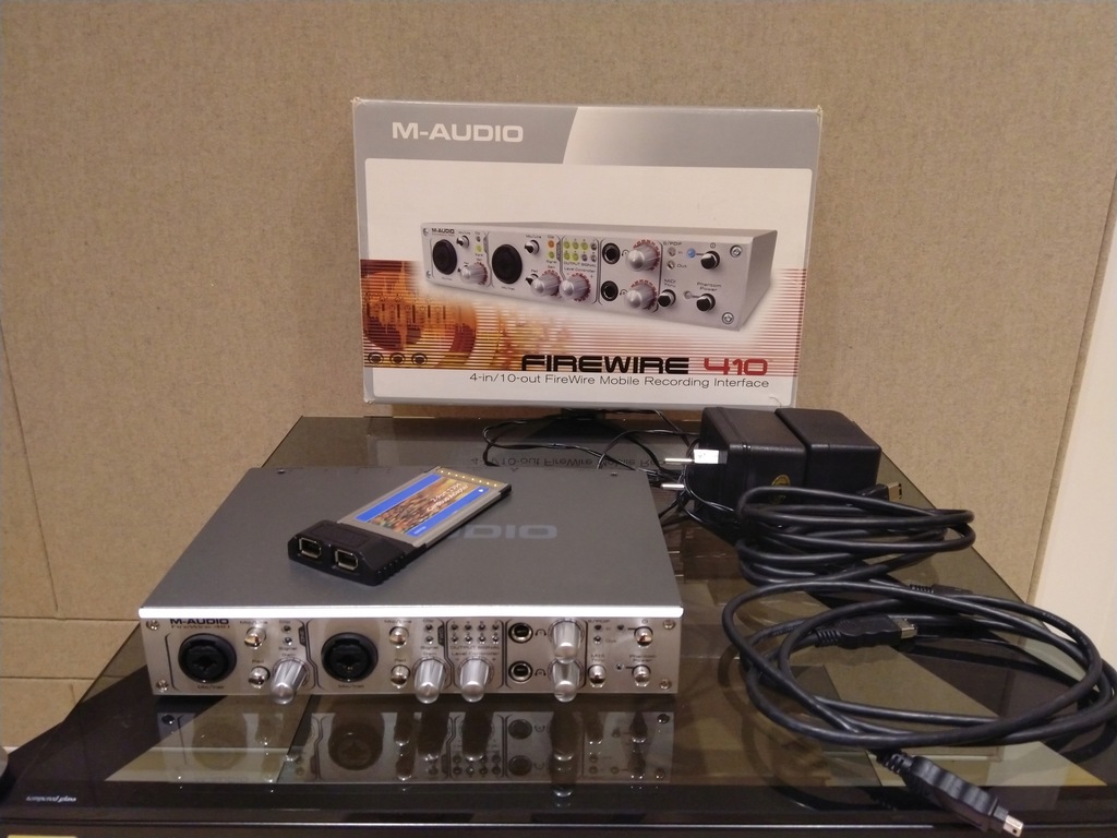 M-Audio FireWire 410 - karta dziękowa 24bit/96kHz