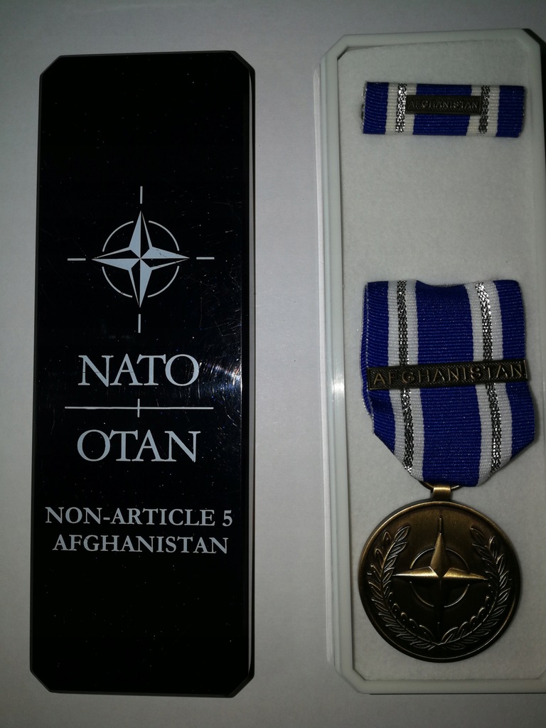 Meda kolekcjonerski NATO AFGANISTAN