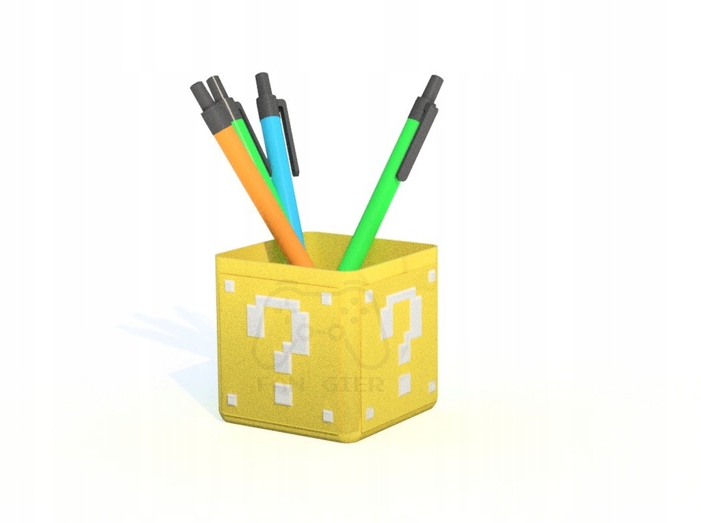 Super Mario Block POJEMNIK na długopisy