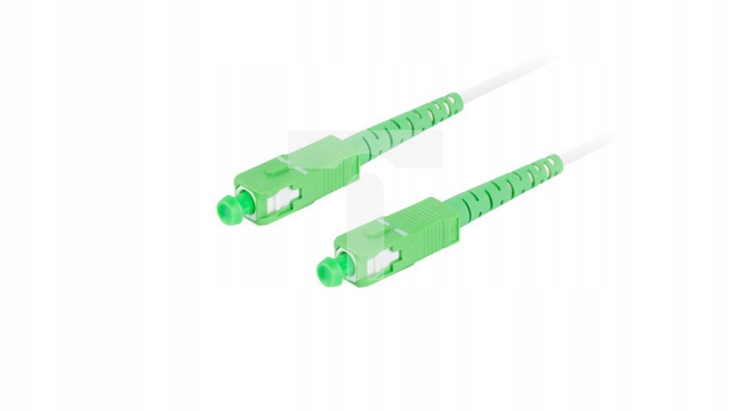 PATCHCORD ŚWIATŁOWODOWY SM SC/APC-SC/APC SIMPLEX 3.0MM LSZH G657A2 20M BI