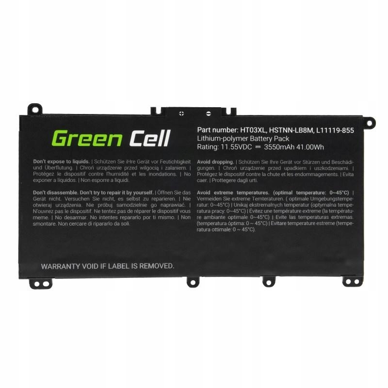 GREEN CELL BATERIA HP163 HT03XL DO HP 240 G7 245 G7 250 G7 255 G7, HP 14 15