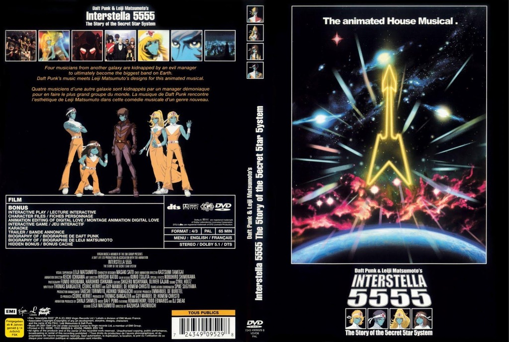 Interstella 5555: Daft Punk DVD - 14036462295 - oficjalne