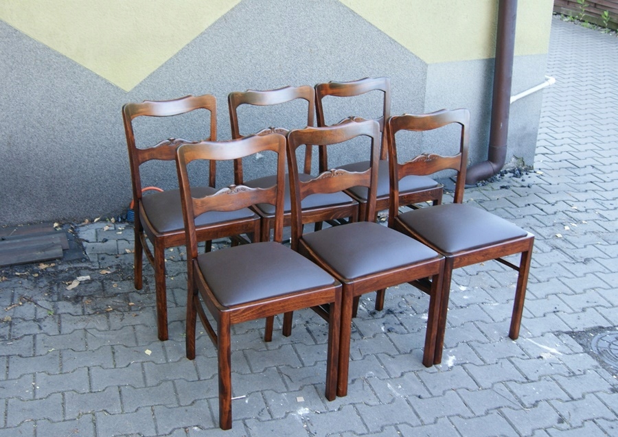 Komplet 6 -ciu krzeseł ___ po renowacji ___