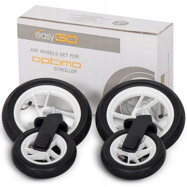 KOŁA pompowane DO WÓZKA EasyGo OPTIMO Komplet 4