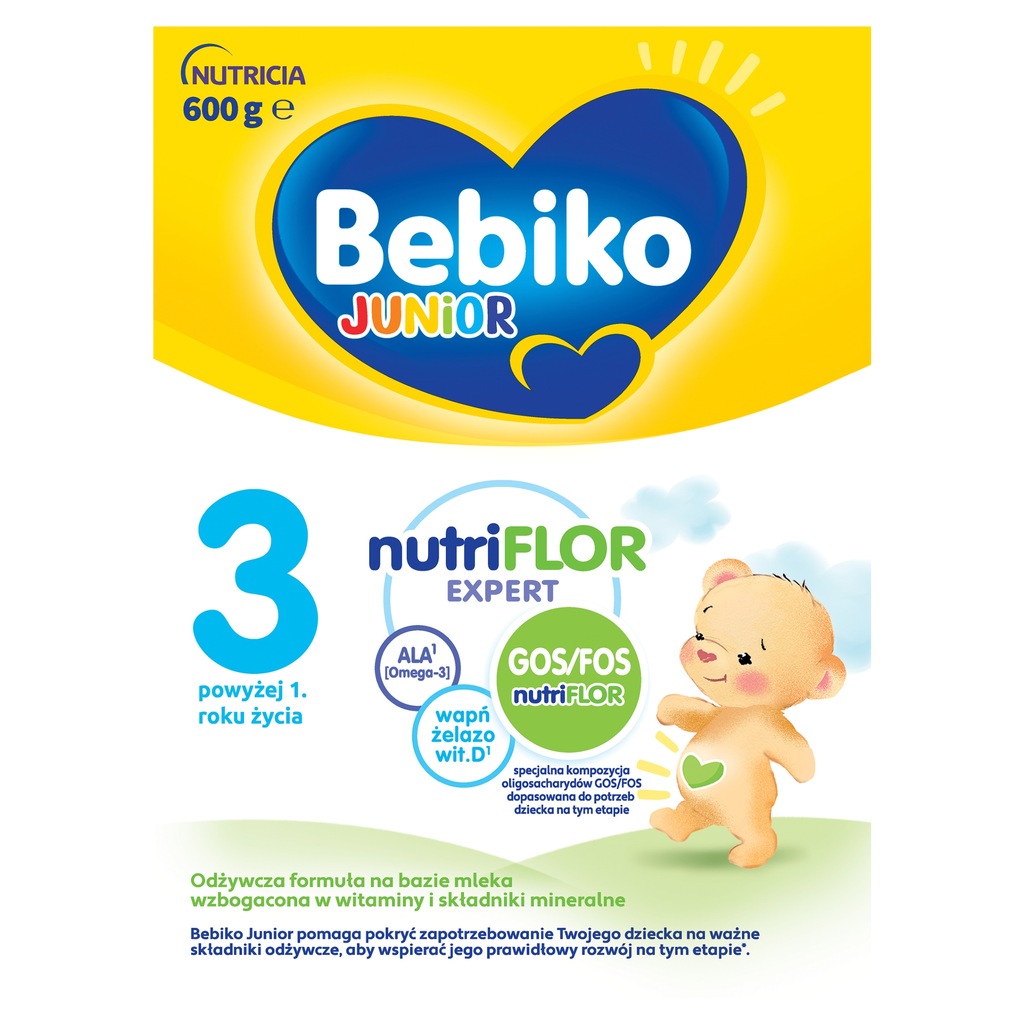 Mleko modyfikowane Bebiko Junior 3 600 g