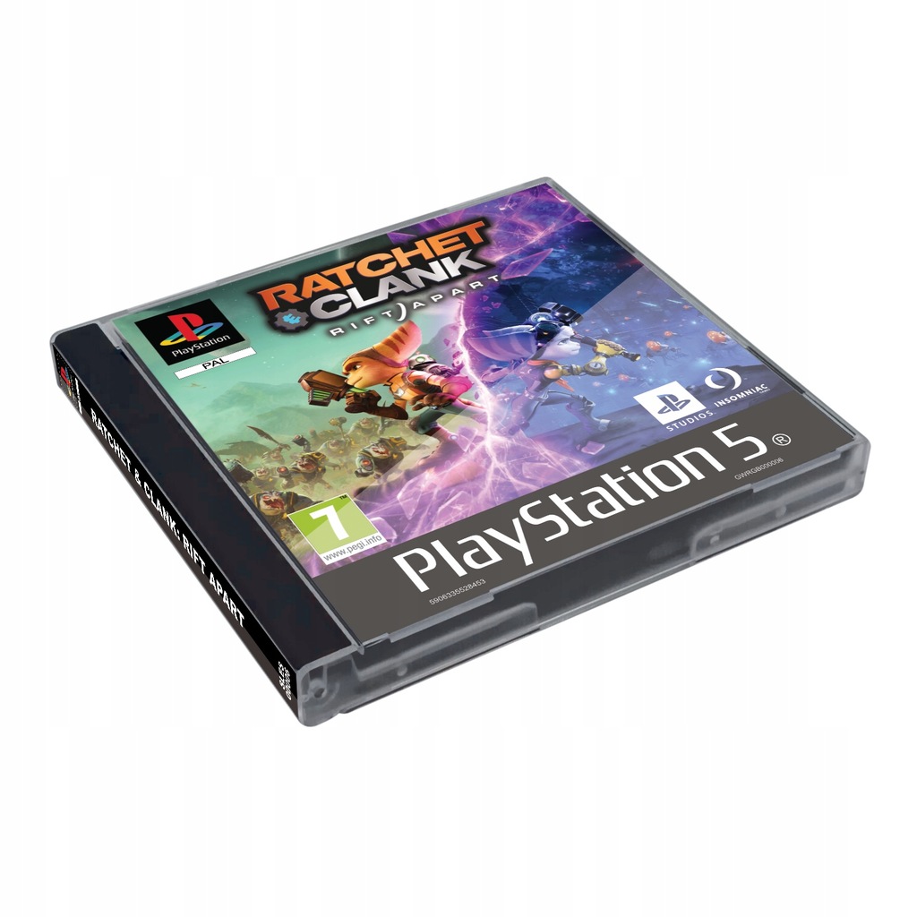 Ratchet & Clank: Rift Apart | Pudełko RETRO do gry PS5/PSX/PAL
