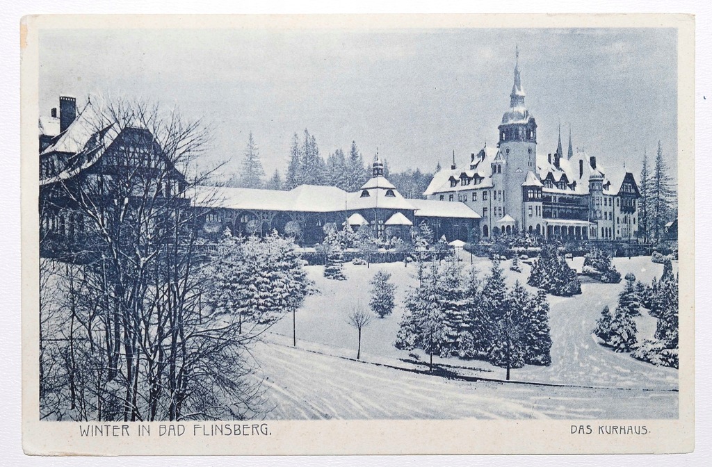 Zima w Świeradowie Zdroju, Dom Zdrojowy, 1928 r.