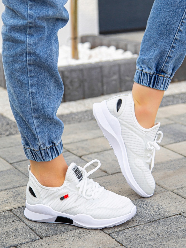 Купить Белые кроссовки, женские спортивные кроссовки 41: отзывы, фото, характеристики в интерне-магазине Aredi.ru