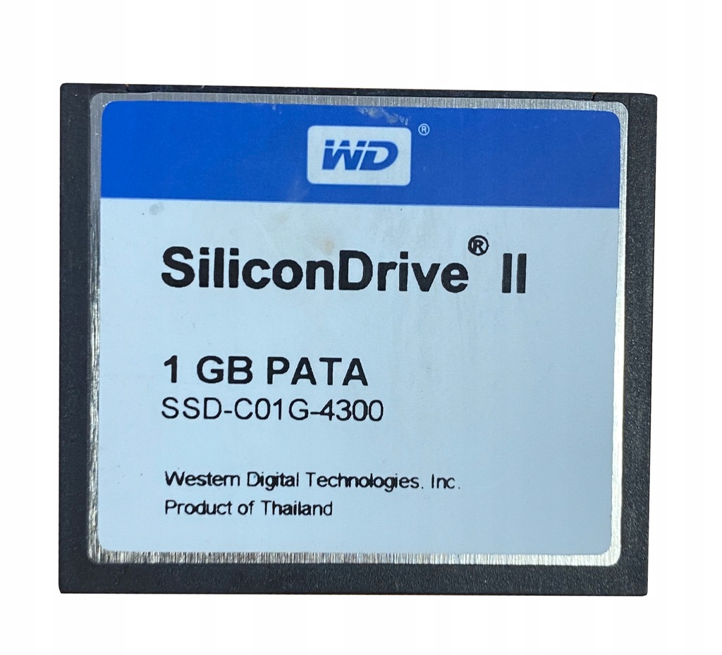 Karta pamięci CompactFlash WD SiliconDrive 1GB