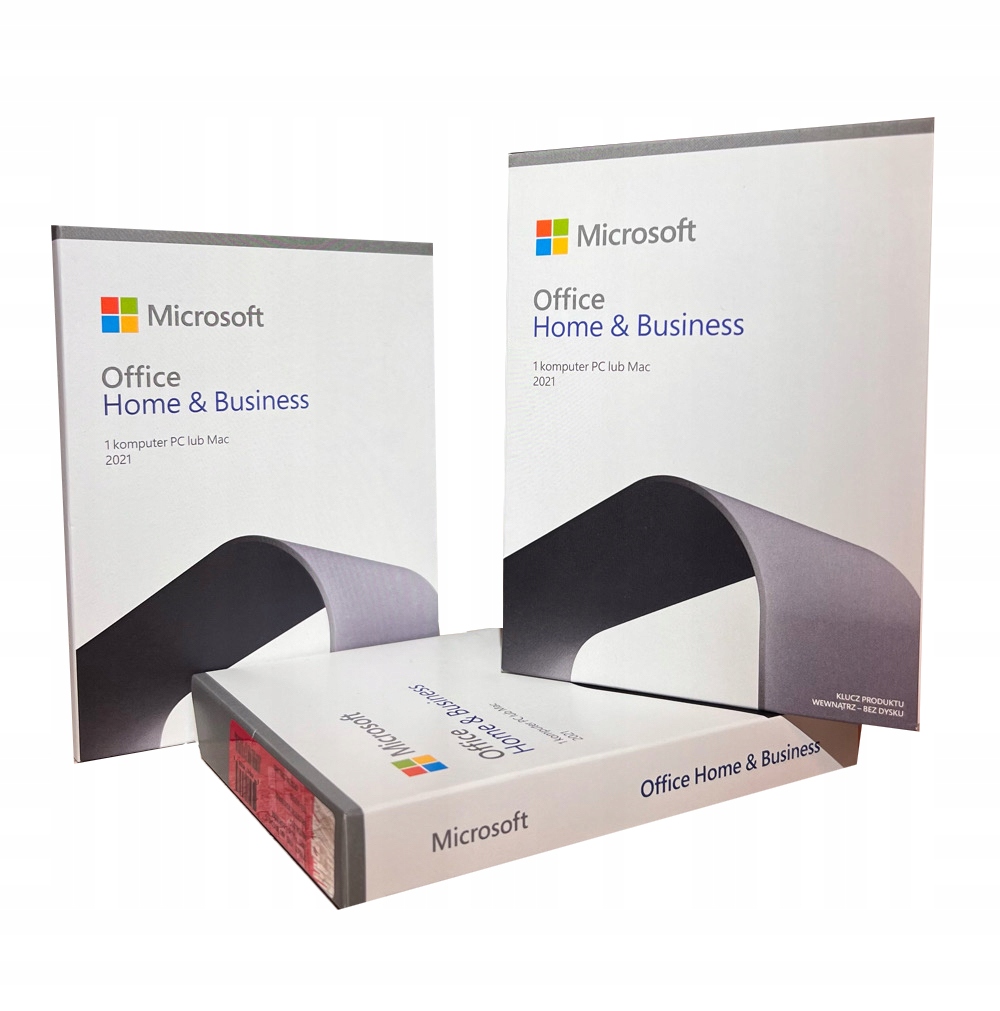 Microsoft Office Home and Business 2021 | na WINDOWS lub MAC | BOX | FV 23%