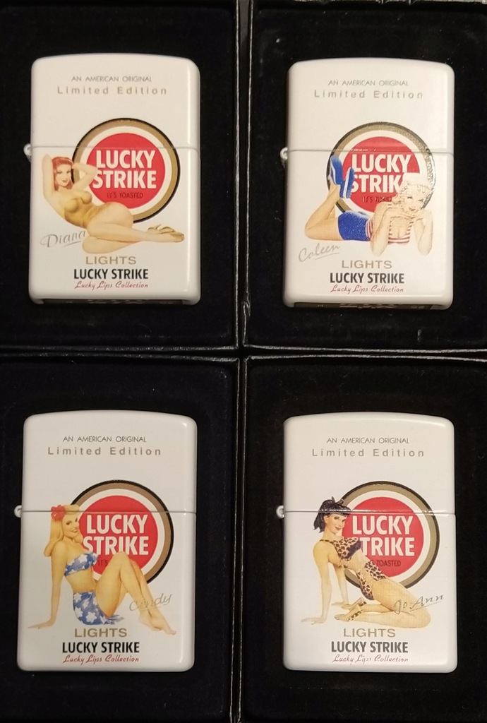 郵送買取 新品5台以上送料無料キャンペーン中！！  Limited Girls Up Pin Strike Lucky ZIPPO SET szt 4 その他