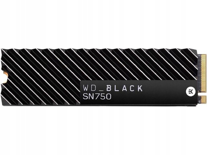 Dysk SSD Western Digital WD BLACK SN750 SSD 1TB w/HEATSINK 1000GB M.2 PCIe