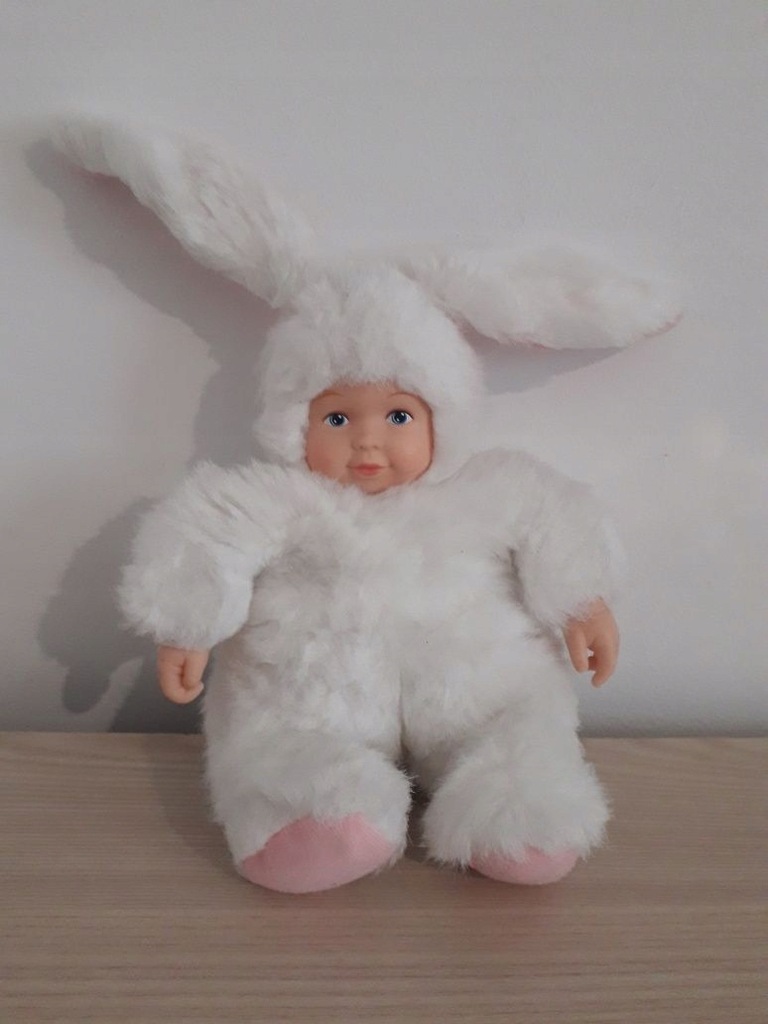 Anne Geddes maskotka lalka królik bobas 1998