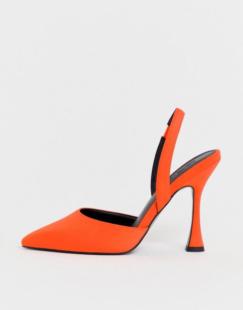 C4C116 NEONOWE SZPILKI ORANGE DESIGN 38
