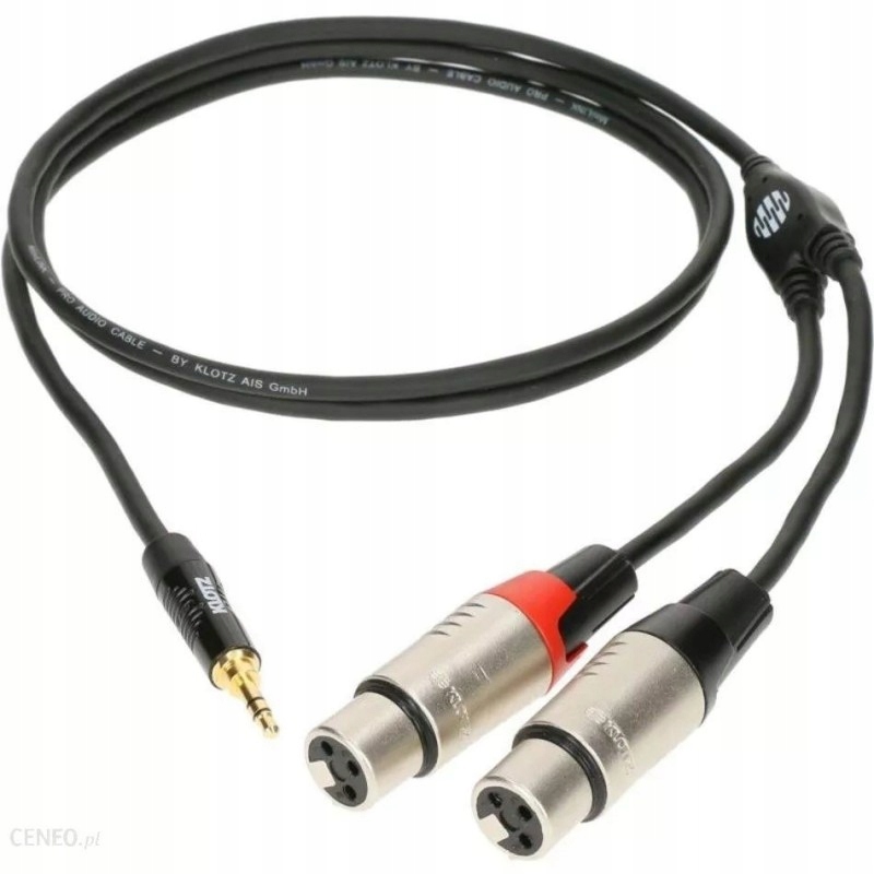 Klotz KY8-300 kabel mini jack stereo-2x XLR żeński