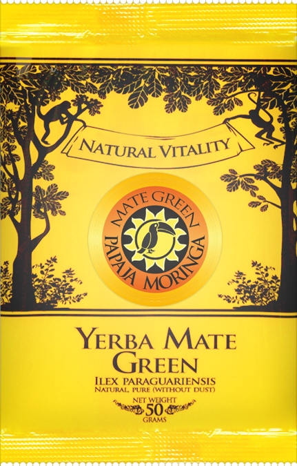 Yerba Mate Green PAPAJA MORINGA 50 g