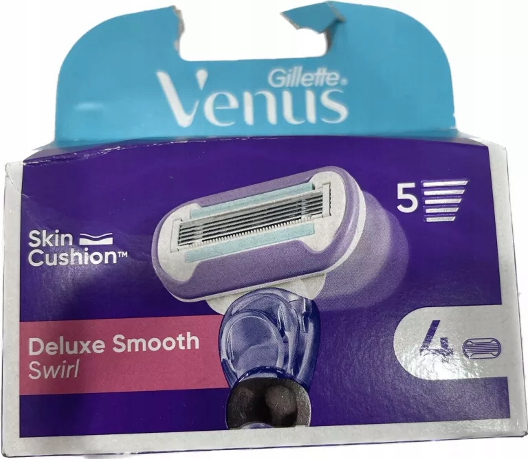 WKŁADY DO MASZYNEK GILLETTE VENUS DELUXE SMOOTH SWIRL 4 SZT.