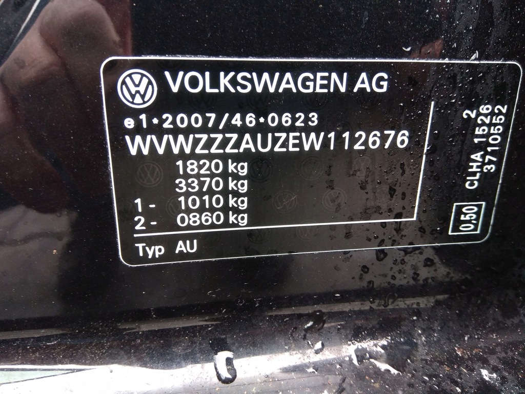 VW GOLF 7 VII 5G PRZEKŁADKA PRZERÓBKA CZĘŚCI 7813434038