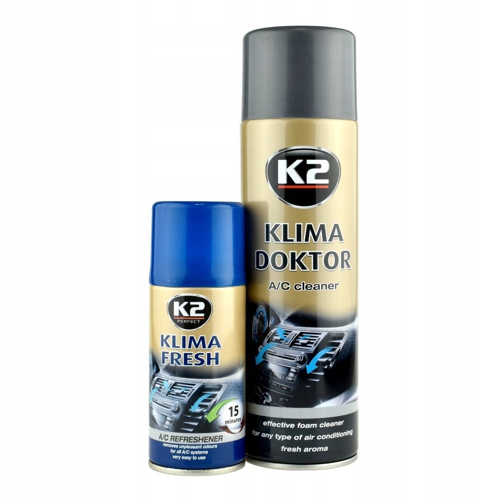 Zestaw do klimy K2 Klima Fresh 150ml+Klima Doktor