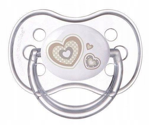 Canpol Smoczek Uspokajający Silikonowy Anatomiczny 6-18m 22/566_bei Beige