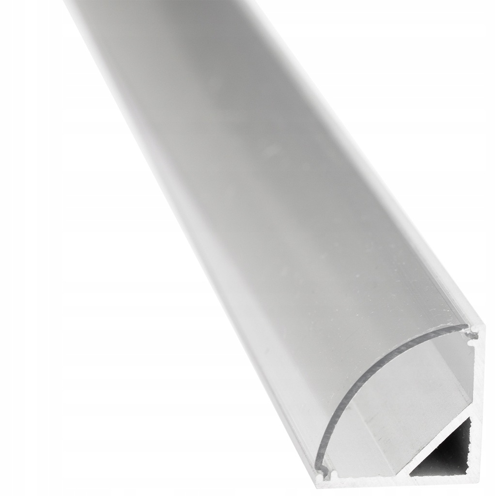  Угловой алюминиевый профиль для светодиодных лент с крышкой 2м .
