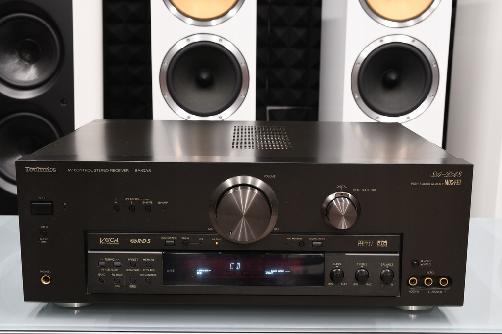 Zadbany amplituner wzmacniacz do kina domowego 5.1 stereo Technics SA-DA8