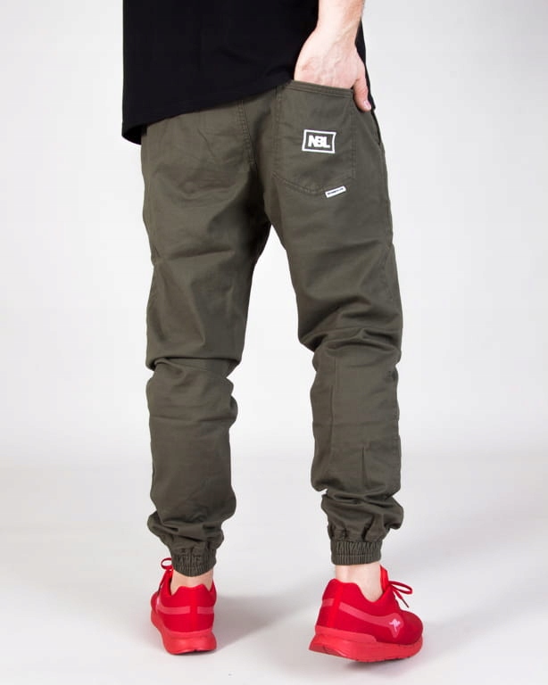 SPODNIE CHINO JOGGER ICON KHAKI Newbadline - S