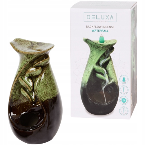 KOMINEK ZAPACHOWY KADZIDEŁKO WODOSPAD DYMNY CERAMIKA ZESTAW 50 KADZIDEŁEK