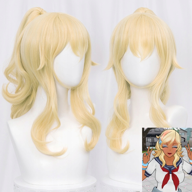 Cosplay Wig Yandere Simulator Musume Ronshaku dług