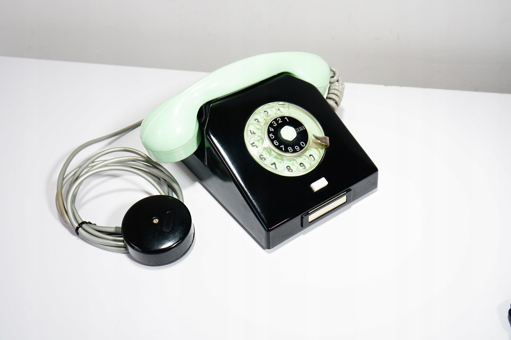 Retro Telefon Tarczowy RFT W58 Bakelit PRL DDR