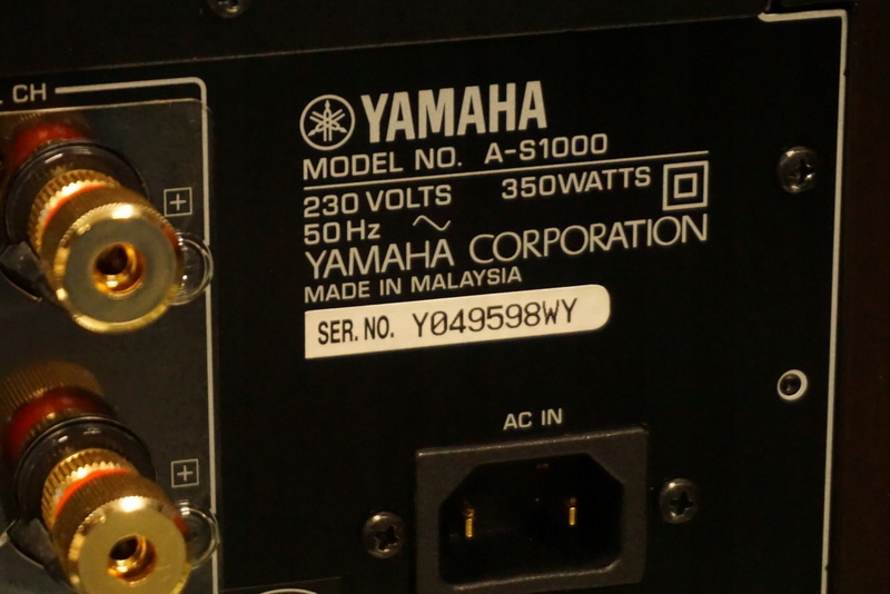 YAMAHA A-S1000 訳あり 2228c4e64cd8b043049cce1aab36