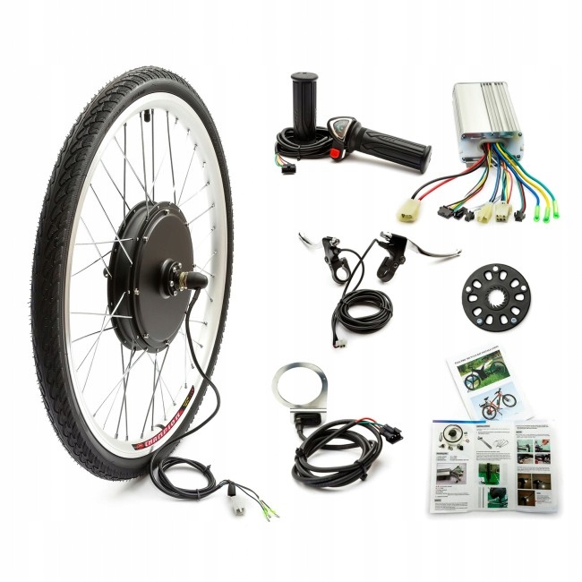 Zestaw do konwersji eBike rower elektryczny 500W - 7971577429