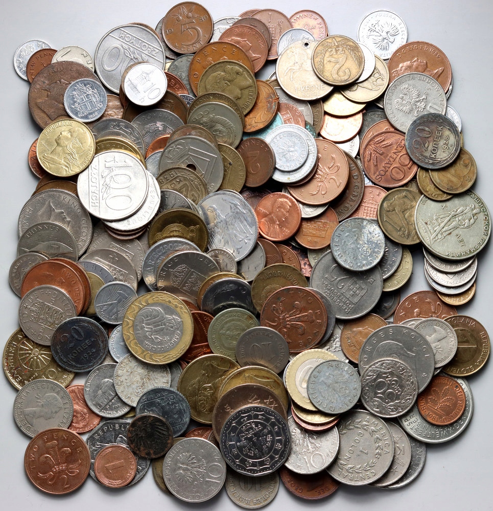 2. Świat, zestaw - kilogram monet