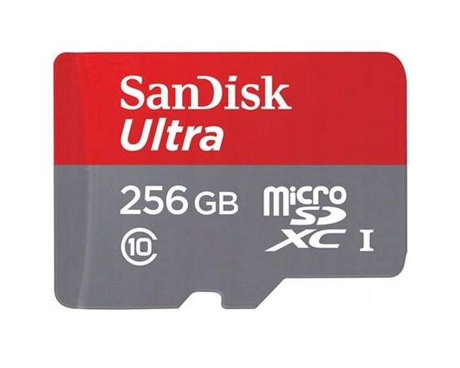 KARTA PAMIĘCI 256GB SANDISK MICRO SD ULTRA 100MB