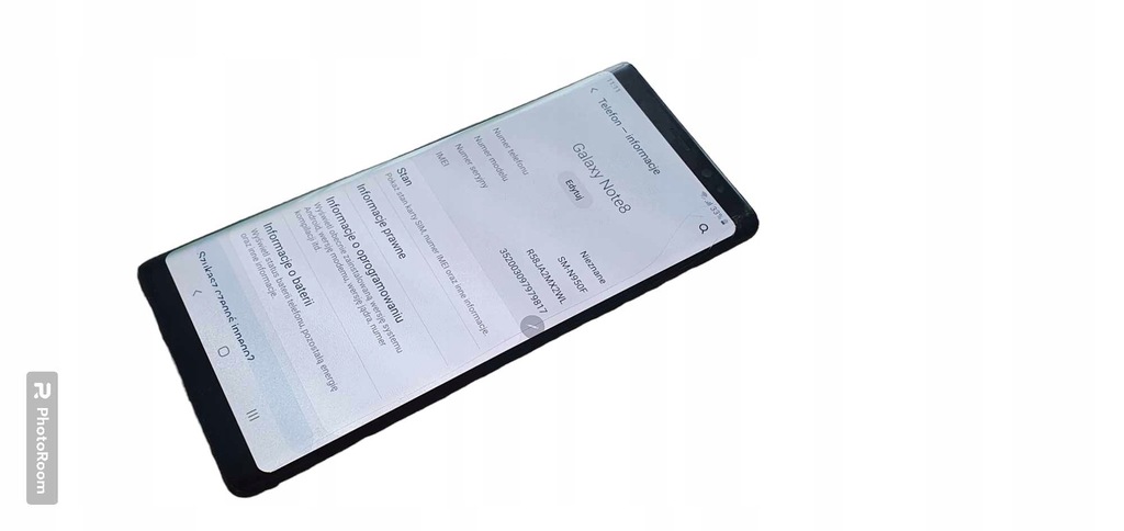 Samsung Galaxy Note 8 Uszkodzony