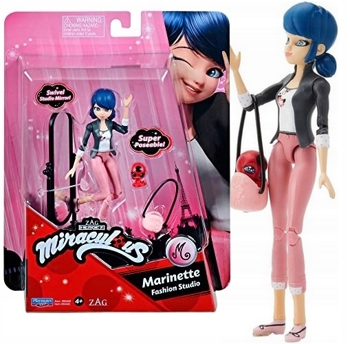 MIRACULOUS FIGURKA LALKA BIEDRONKA LADYBUG zestaw + AKCESORIA Miraculum