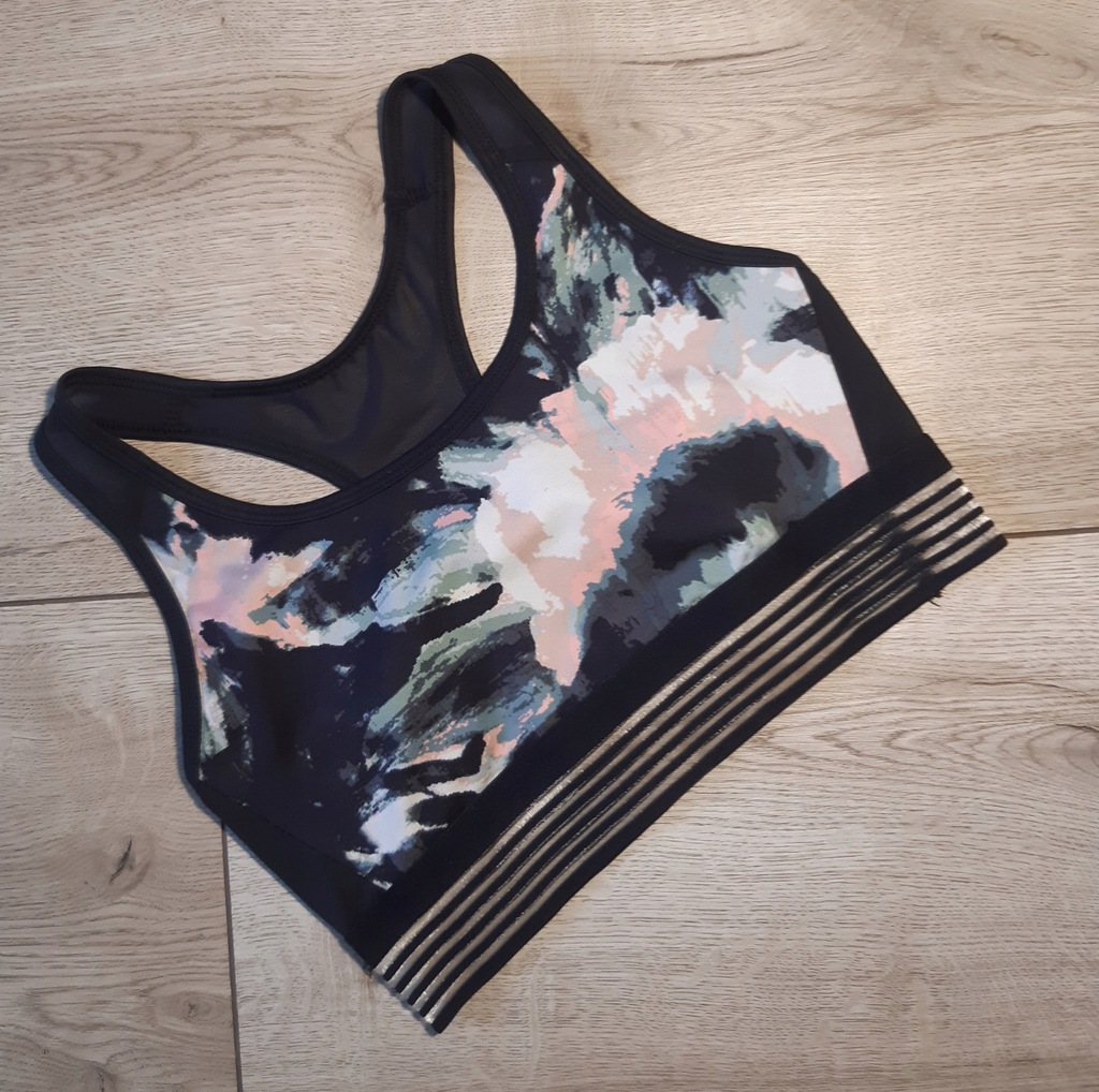 H&M biustonosz stanik sportowy top __M