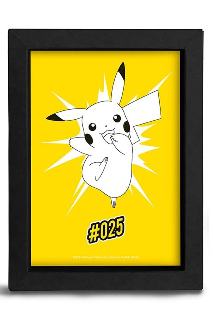 Pokemon: Obrazek W Ramce - Pikachu